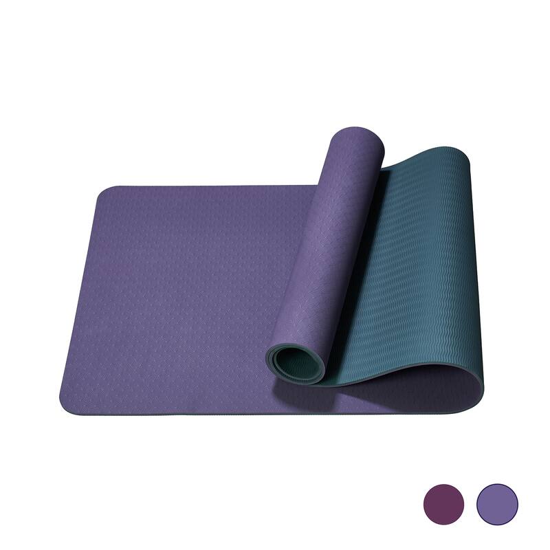 72"x24" TPE Yoga Mat, Non-Slip Eco-Friendly for Home Pilate - Pink
