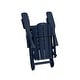 preview thumbnail 68 of 129, POLYTRENDS Laguna All Weather Poly Outdoor Adirondack Chair - Foldable (Set of 2)