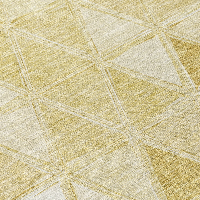 Machine Washable Indoor/ Outdoor Chantille Modern Diamonds Rug
