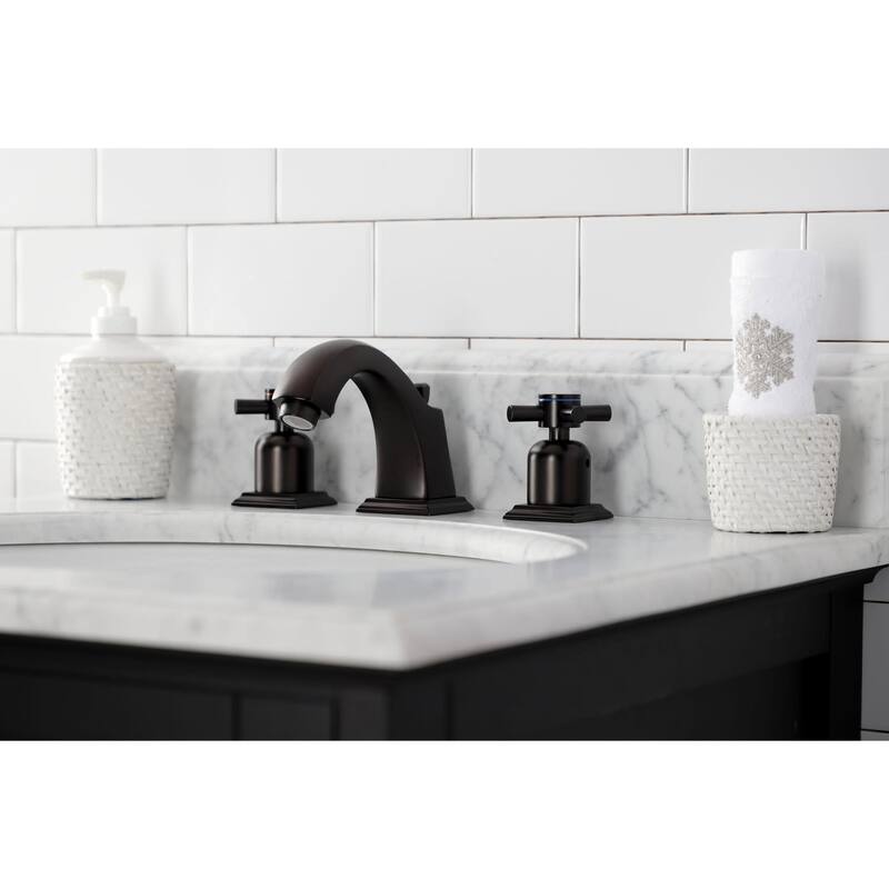 Kingston Brass Concord 1.2 GPM Widespread Bathroom Faucet with Pop-Up