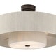 preview thumbnail 18 of 48, Hunter + Jasmine Roth Fandelier 30" Brookside Ceiling Fan w/ LED Light, Handheld Remote, Chandelier