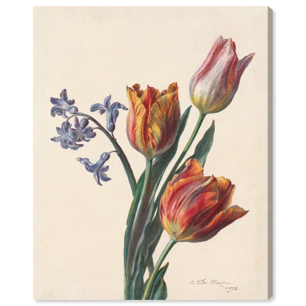 Tulips 1892 Canvas by Art Remedy, Gallery Wrapped