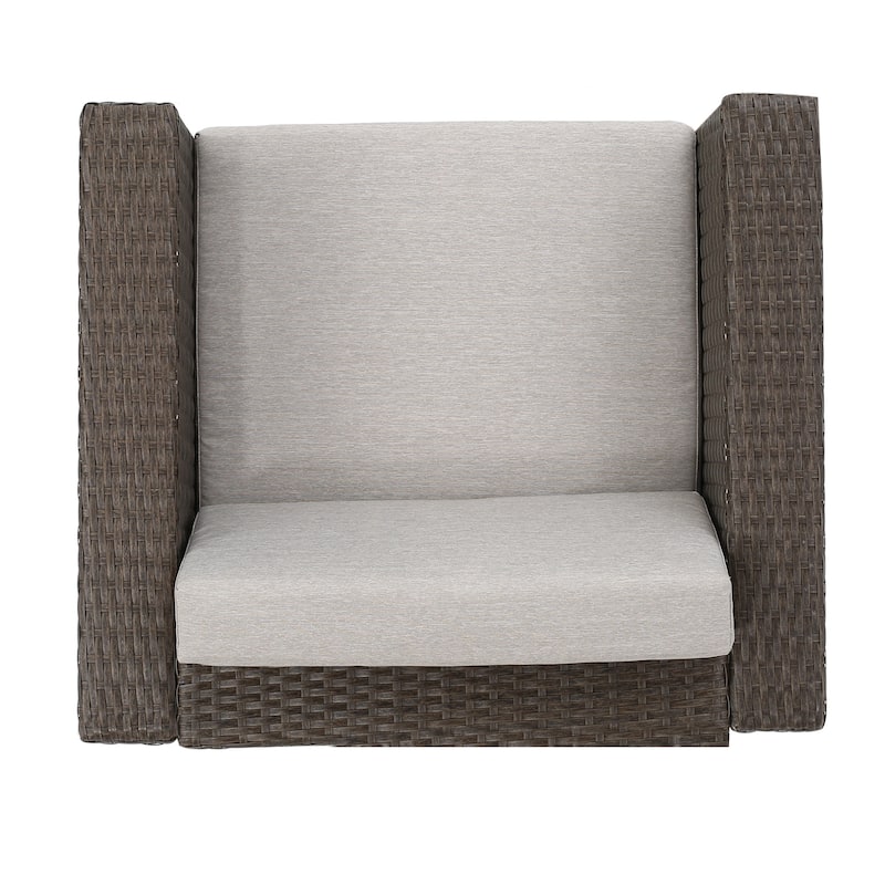 Puerta Outdoor 4-piece Patio Chat Set by Christopher Knight Home