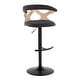 preview thumbnail 11 of 141, Carson Carrington Viby Adjustable Bar Stool with Rounded T Footrest (Set of 2)