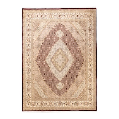 Overton Hand Knotted Wool Vintage Inspired Traditional Mogul Red Area Rug - 8 x 10