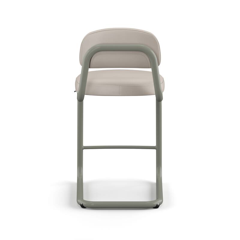 Amisco Flynn 26 in. Counter Stool with Metal Base