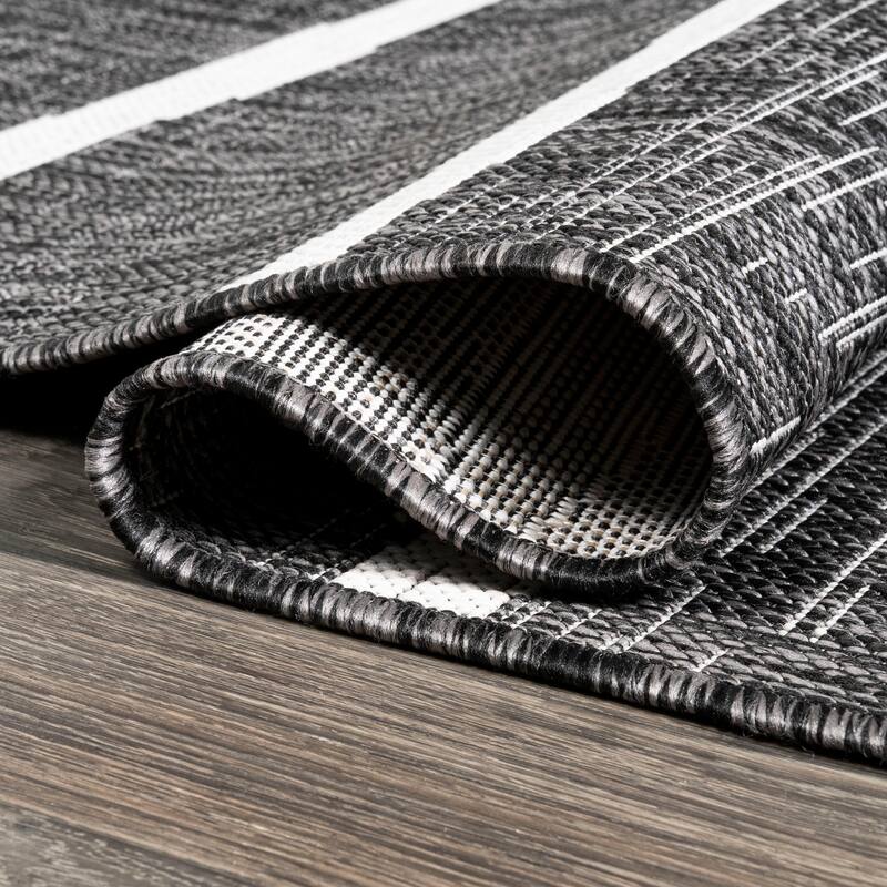 JONATHAN Y Andratx Berber Stripe Indoor/Outdoor Area Rug