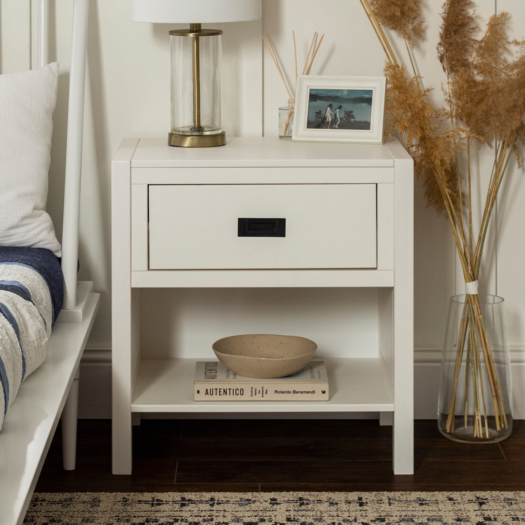 All Modern Nightstands White Modern Contemporary White High Gloss