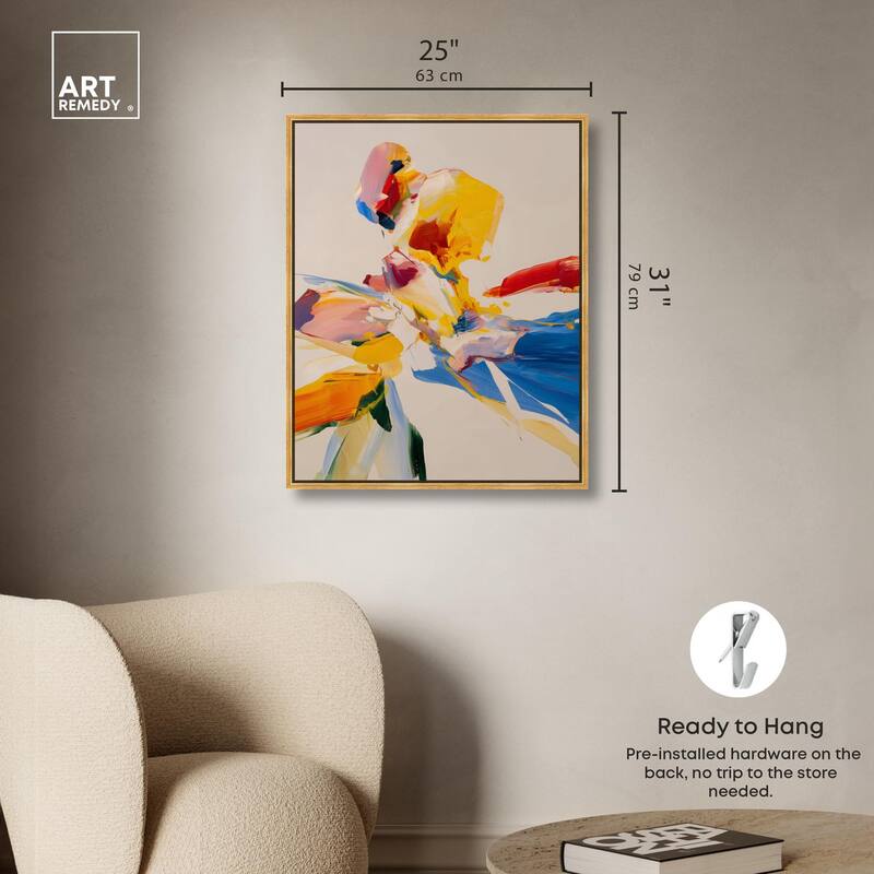 Flippant Bloom I Canvas by Art Remedy