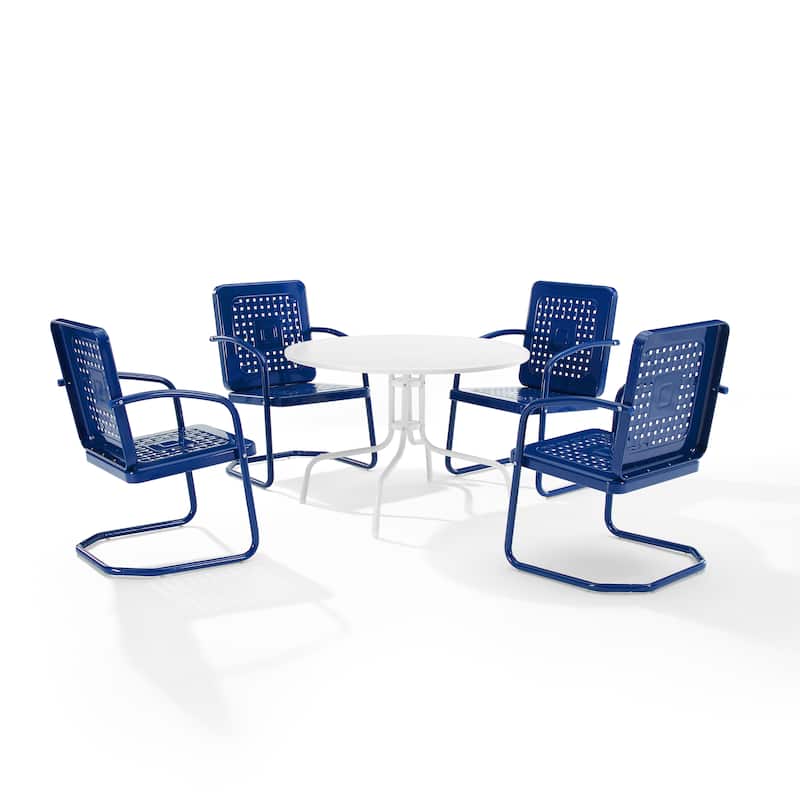 Crosley Bates 5Pc Outdoor Metal Dining Set - 101"x101"x35"