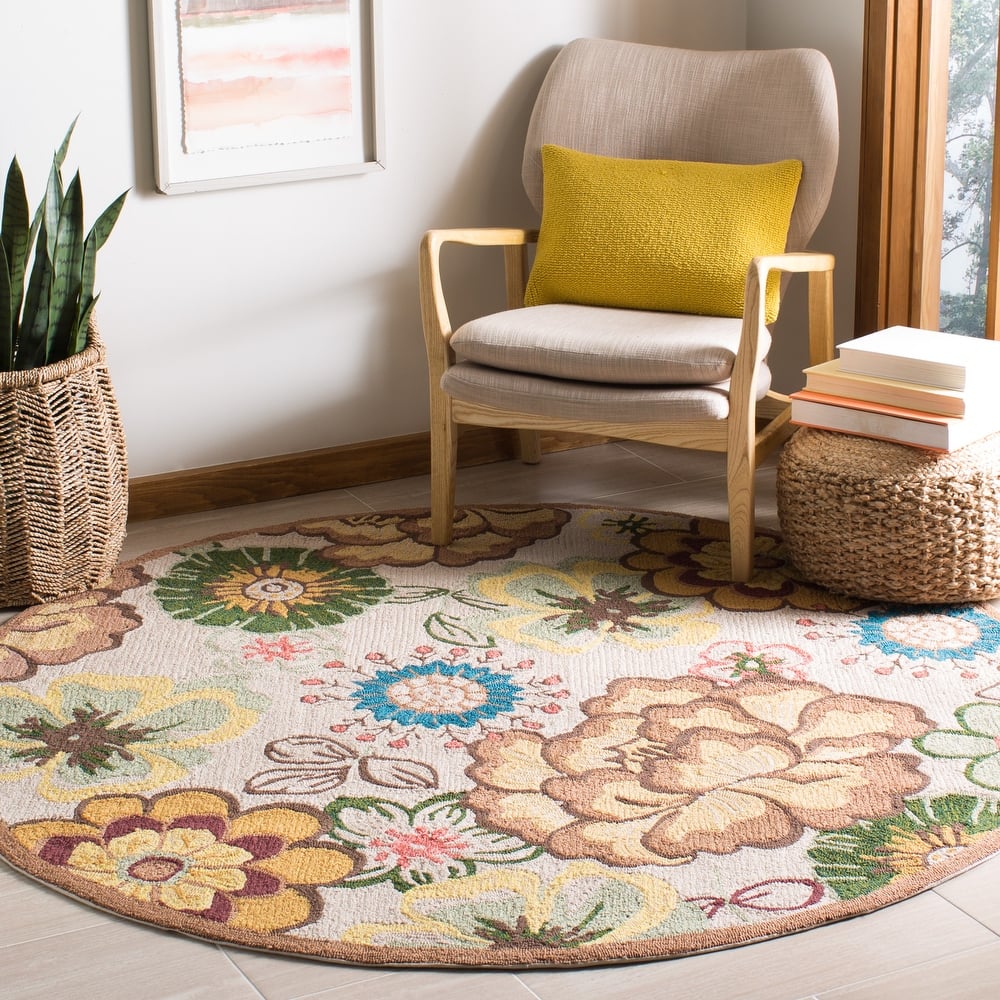 SAFAVIEH Handmade Four Seasons Giorgiana Floral Rug