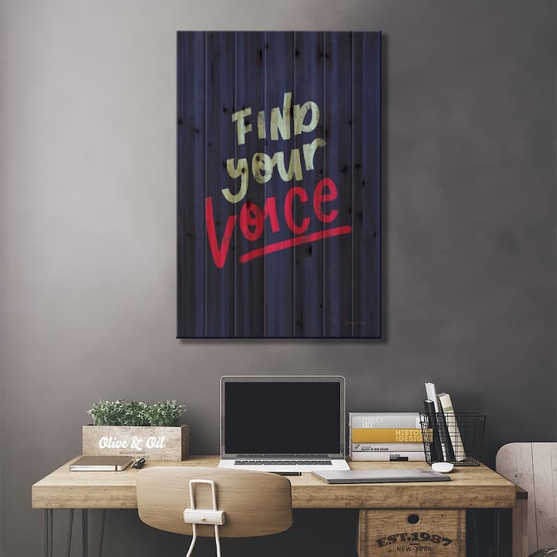 Rise Up I Print On Wood by Becky Thorns - Multi-Color