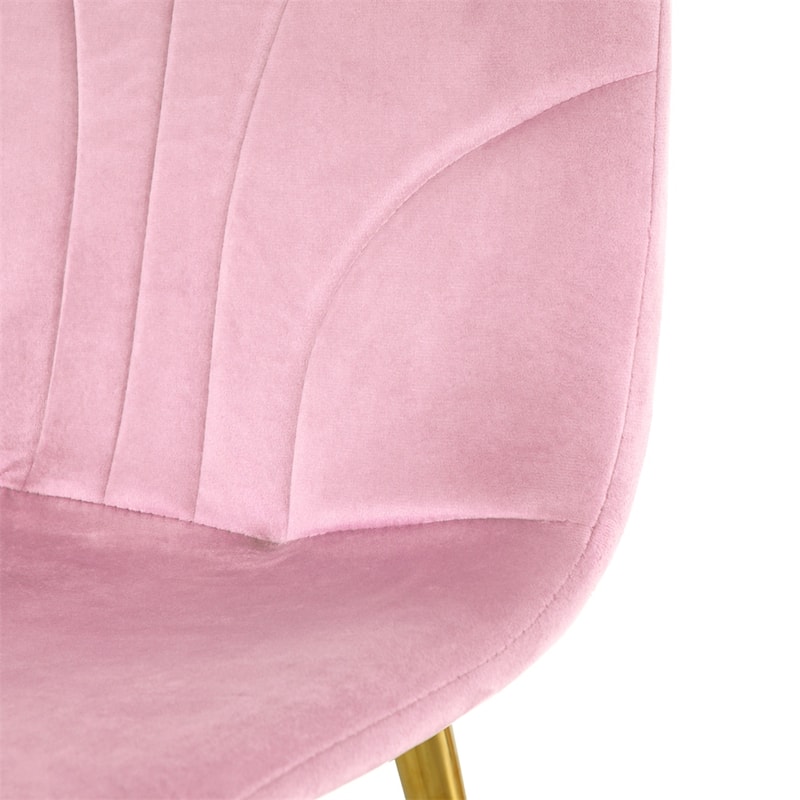 Dining Black Chair Dressing Chair Student Desk Chair Gold Metal Legs