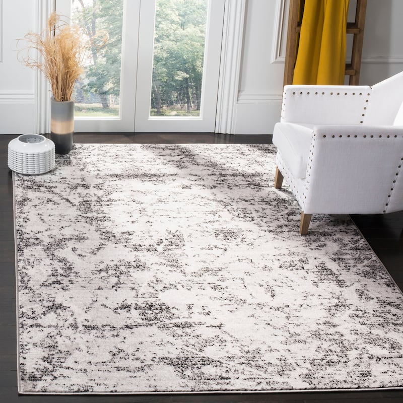 SAFAVIEH Skyler Leitha Modern Rug - 2' x 4' - Charcoal/Ivory
