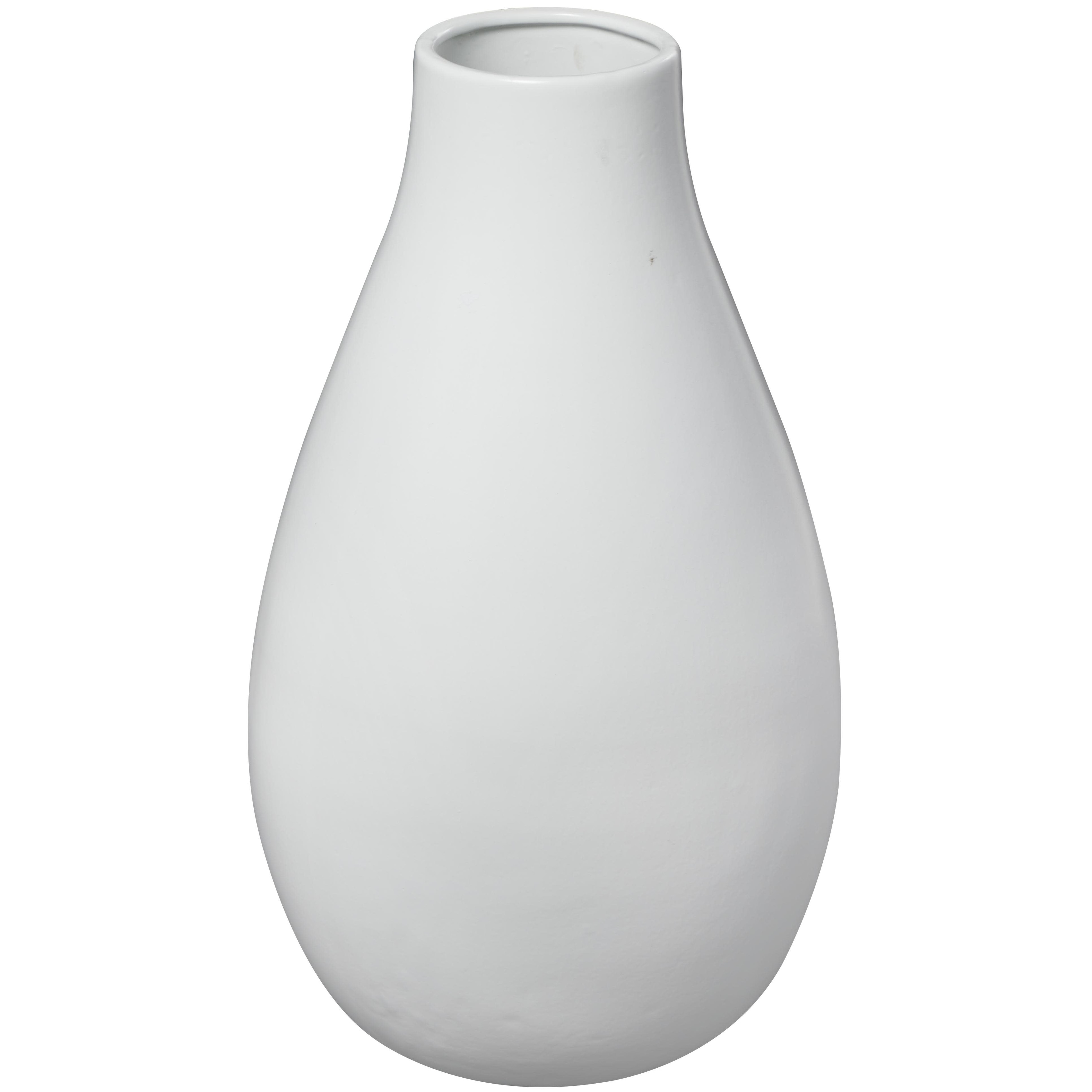 Ceramic Decorative Vase - White or Black - Roche River Decor
