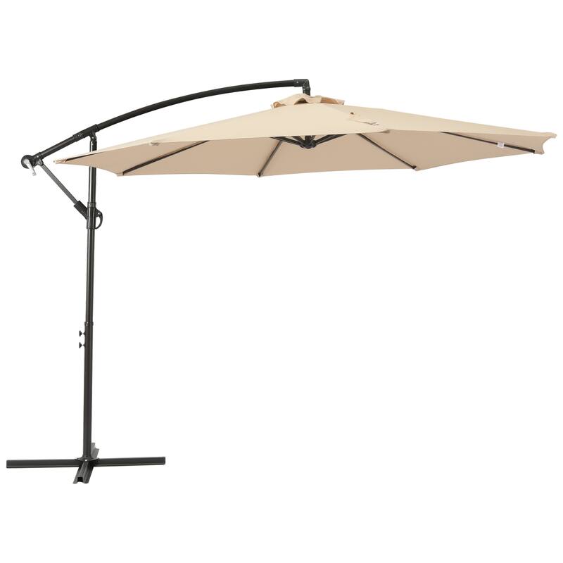 Weller 10-foot Offset Cantilever Hanging Patio Umbrella