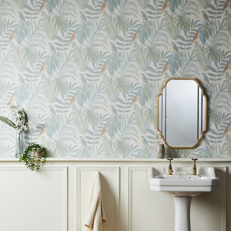 Fine Decor Cleo Pastel Tropical Wallpaper