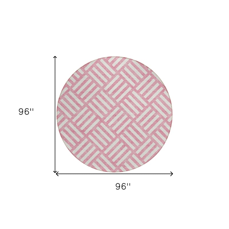 HomeRoots Geometric Transitional Rectangle Outdoor Rug