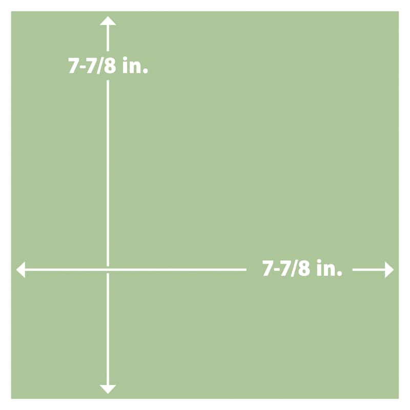 Merola Tile Monocolor Musgo 7-7/8" x 7-7/8" Ceramic Floor and Wall Tile