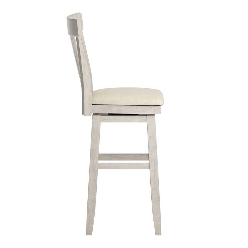 Eleanor Panel Back Wood Swivel Chair by iNSPIRE Q Classic