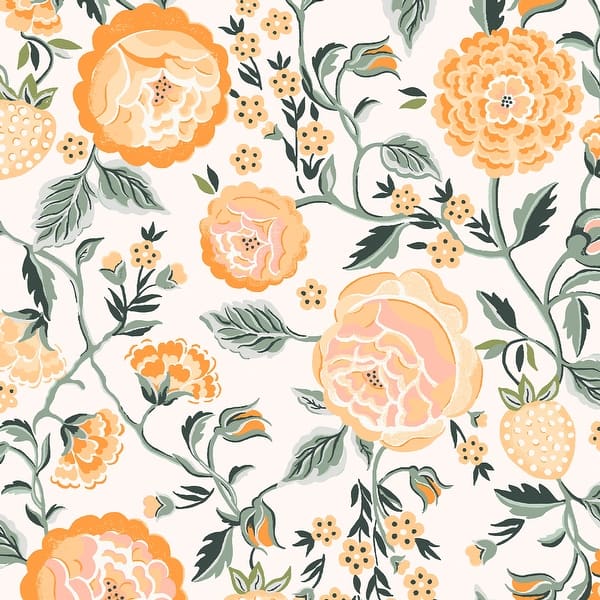 slide 2 of 4, Cath Kidston Strawberry Garden Yellow Wallpaper