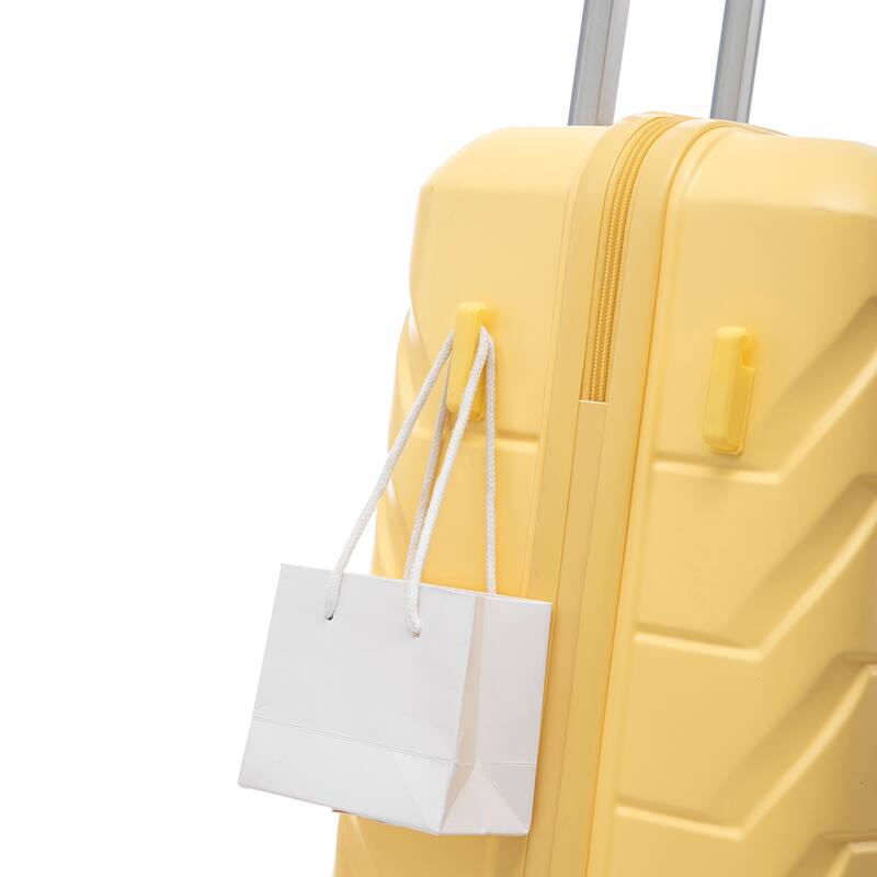 3 Piece (20/24/28 inch) PC Hardside Carry On Luggage Sets with Spinner Wheel and Retractable Handle, for Home Travel Luggage