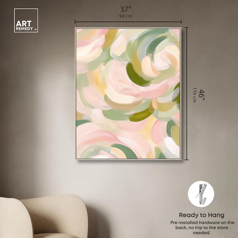 Brushstroke I Canvas by Art Remedy