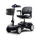 preview thumbnail 38 of 61, 4 Wheel Mobility Scooter Compact 300 Lb Load Bearing Capacity 300w Motor Wheelchair Device For Grown-ups Elderly Purple