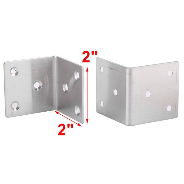 Shop Household Metal L Shaped 6 Holes Shelf Cabinet Corner Brace