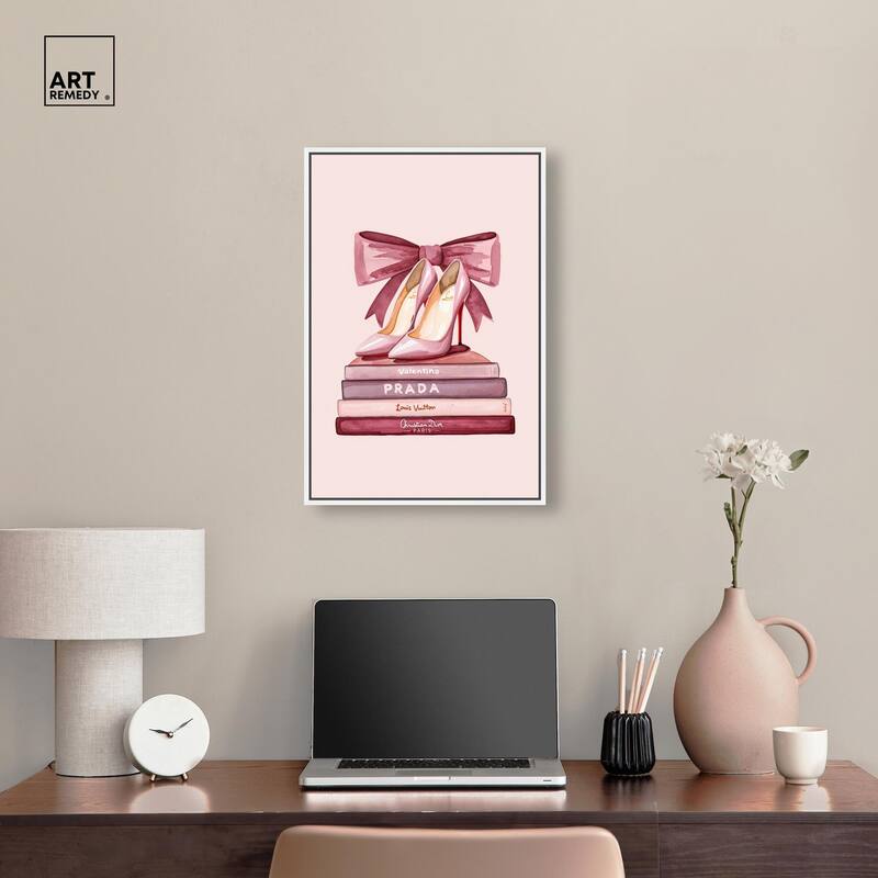 Stack of Fashion Canvas by Art Remedy