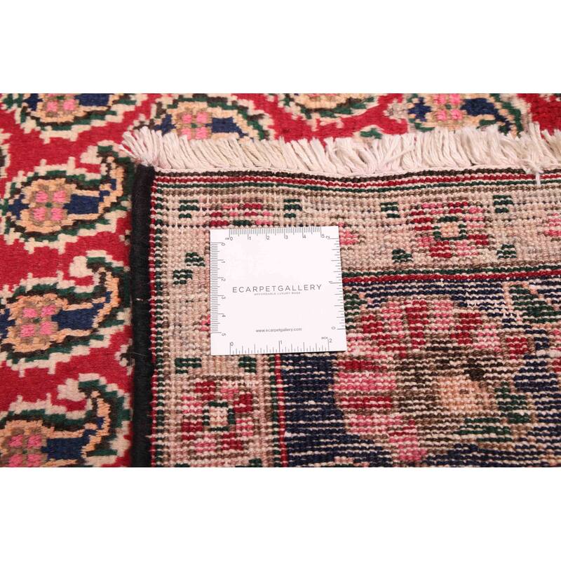 ECARPETGALLERY Hand-knotted Melis Vintage Red Wool Rug - 5'9 x 8'0