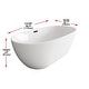 preview thumbnail 122 of 173, Adler Soaking Bathtub in Glossy White