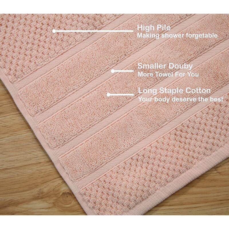 Luxurious Absorbent 650 GSM Combed Cotton 6-piece Towel Set