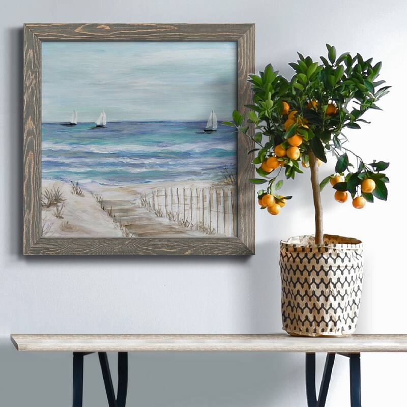 Gulf Shores III-Premium Framed Canvas - Ready to Hang