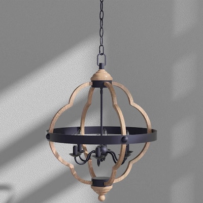 6 Light Unique/Statement Globe Accent Chandelier - 25.04"*19.85"*19.85"