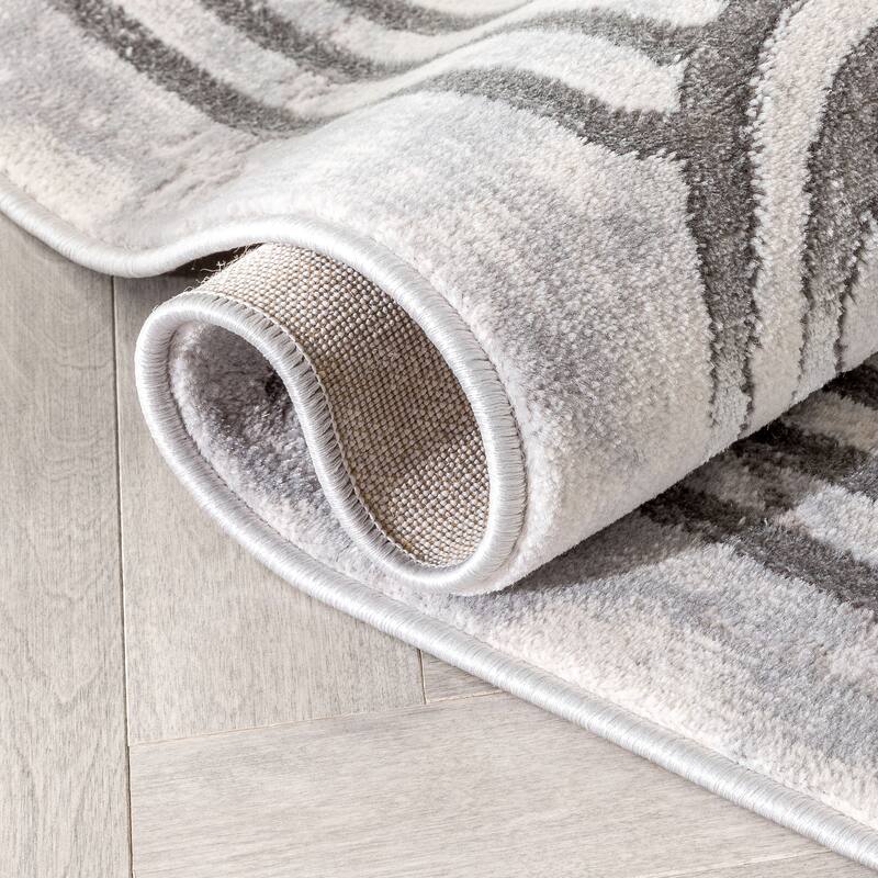 Well Woven Fairmont Huntington Retro Mosaic Marble Pattern Area Rug