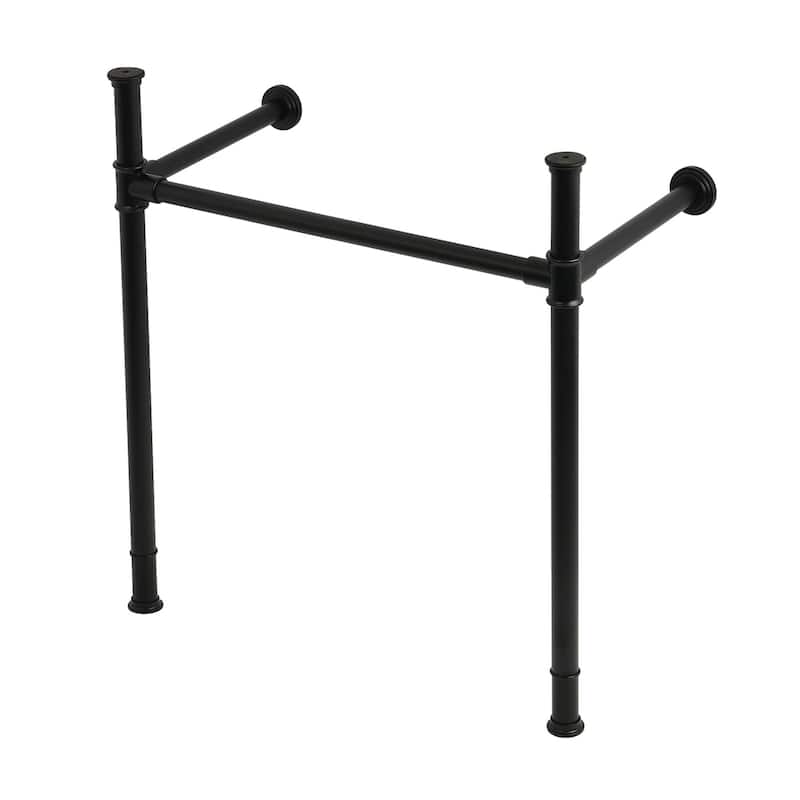 Kingston Brass VPB3428 Fauceture 28-1/2" Stainless Steel Console Stand - Matte Black