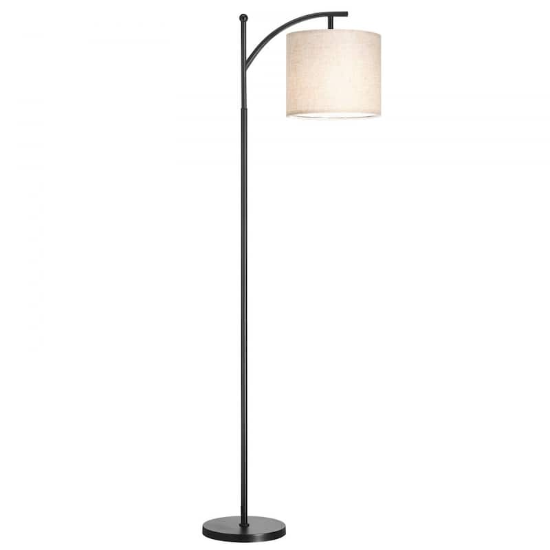 Adjustable LED Floor Lamp with Remote and Foot Switch Rotating Head for Living Room or Bedroom - 61.02"H
