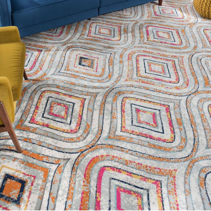 Jade Modern & Contemporary Geometric Indoor Area Rug