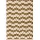 preview thumbnail 21 of 39, Hand-Woven Madeline Natural Jute Chevron Rug - 2' x 3' Olive/Ivory - 2' x 3'