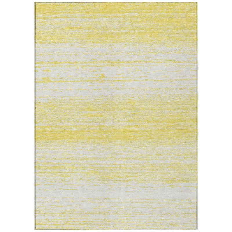 Machine Washable Indoor/ Outdoor Chantille Ombre Stripes Rug