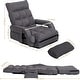 preview thumbnail 13 of 11, Adjustable Floor Chair Folding Lazy Gaming Sofa Chair with Pillow and Storage Bag