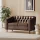 Option Dark Brown + Faux Leather