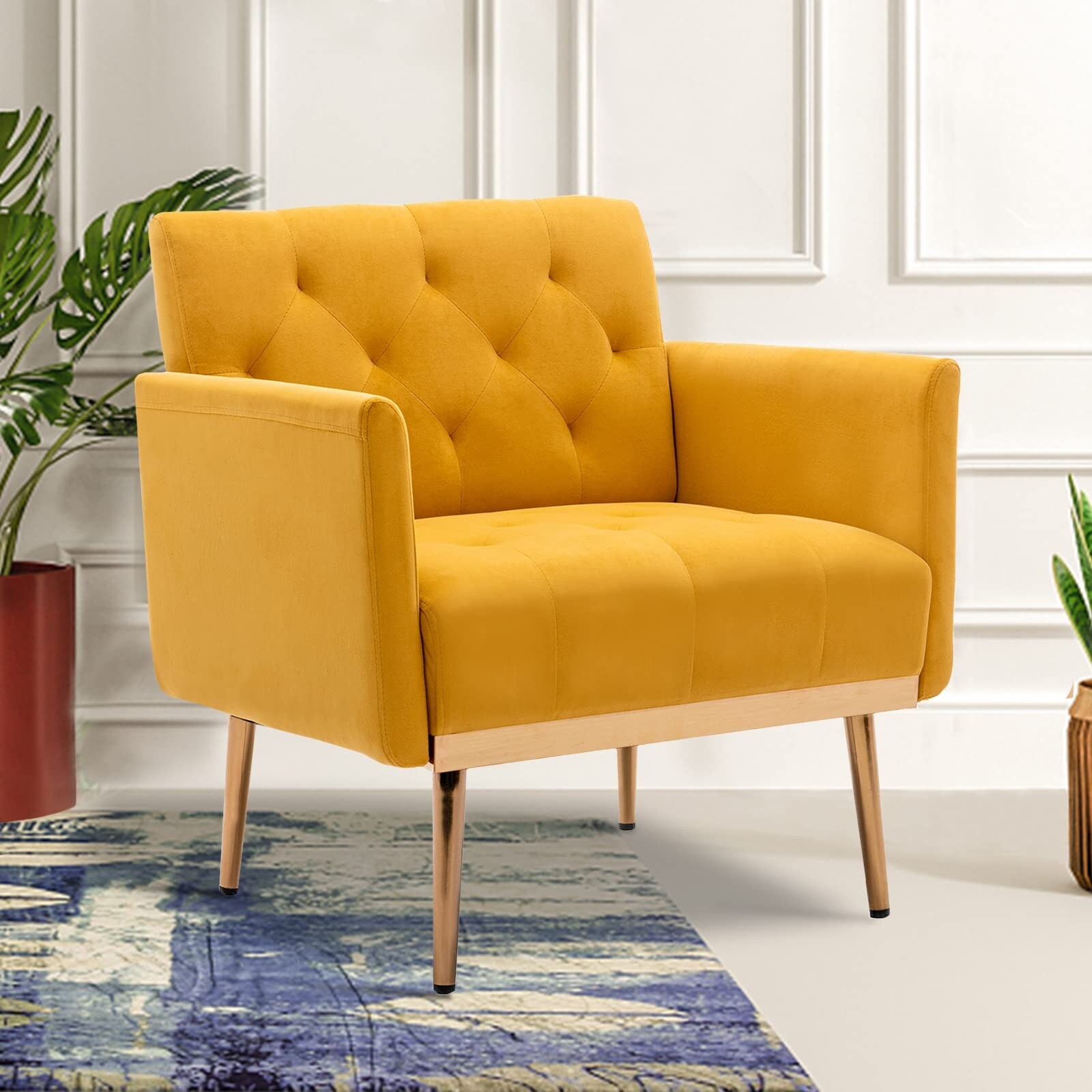 Rose 2025 gold armchair