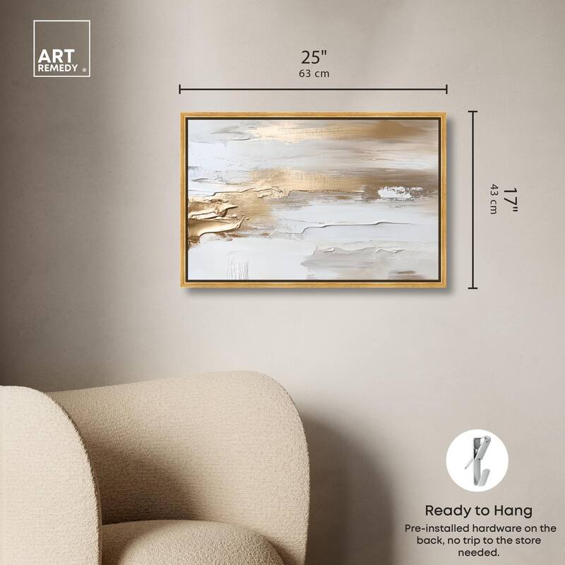 Soothing Waves Canvas by Art Remedy