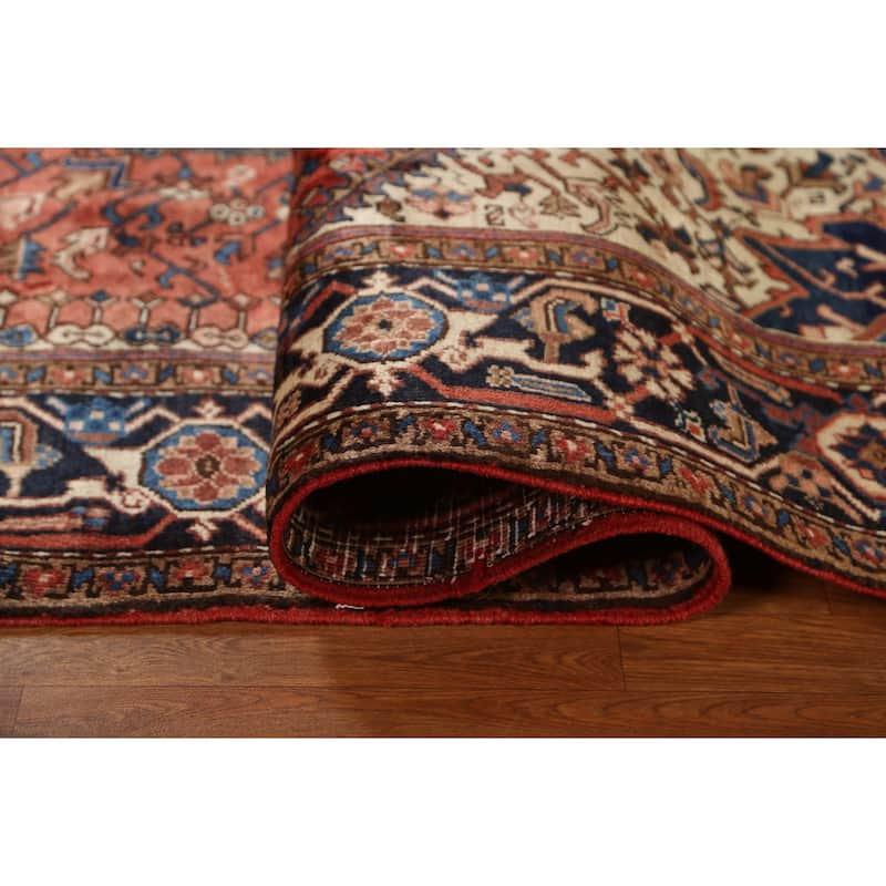 Traditional Vegetable Dye Heriz Persian Area Rug Wool Hand-knotted - 7'0" x 9'7"