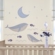 preview thumbnail 3 of 2, Lambs & Ivy Bubbles & Squirt Aquatic Under Sea Whale/Fish Wall Decals/Stickers