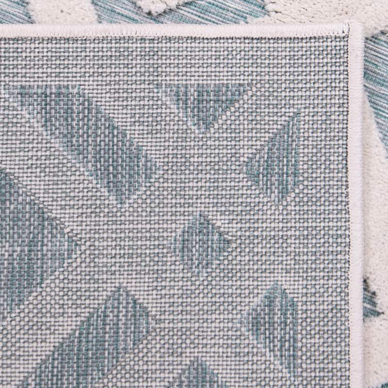 Simply Southern Cottage Covington Geometric Indoor Outdoor Rug