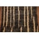 preview thumbnail 5 of 16, Black Contemporary Abstract Area Rug Hand-knotted Jute Carpet - 2'10"x 5'4"