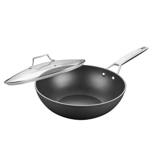 Plateful Titanium Pan With Lid, Pure Titanium Pan For Cooking